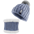 Winter Beanie Hat Scarf Set with Neck Warmer