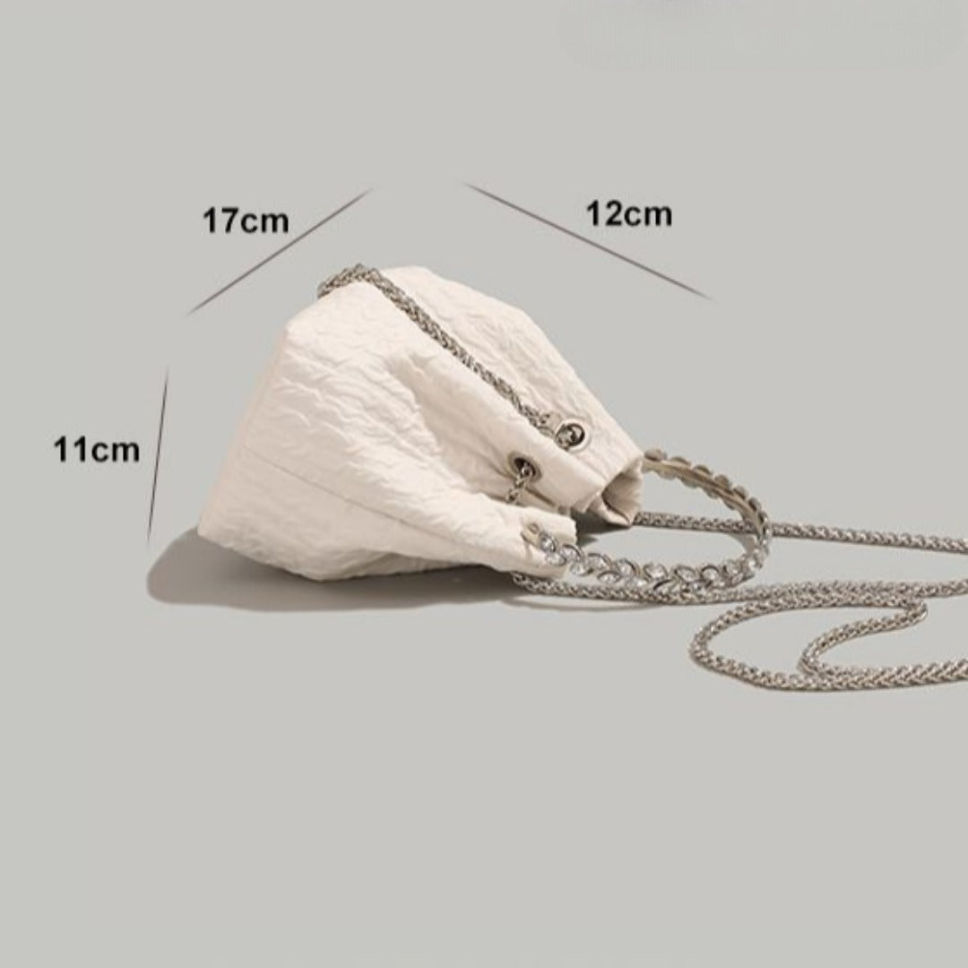 Rhinestone chain Handbag