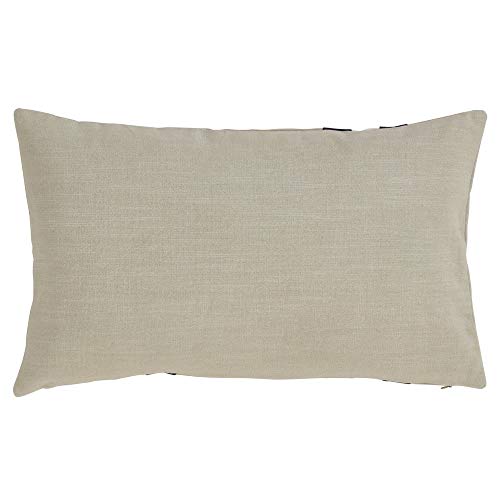 Luxury Classic Panel Design Soft Cotton Down Filled Throw Pillow