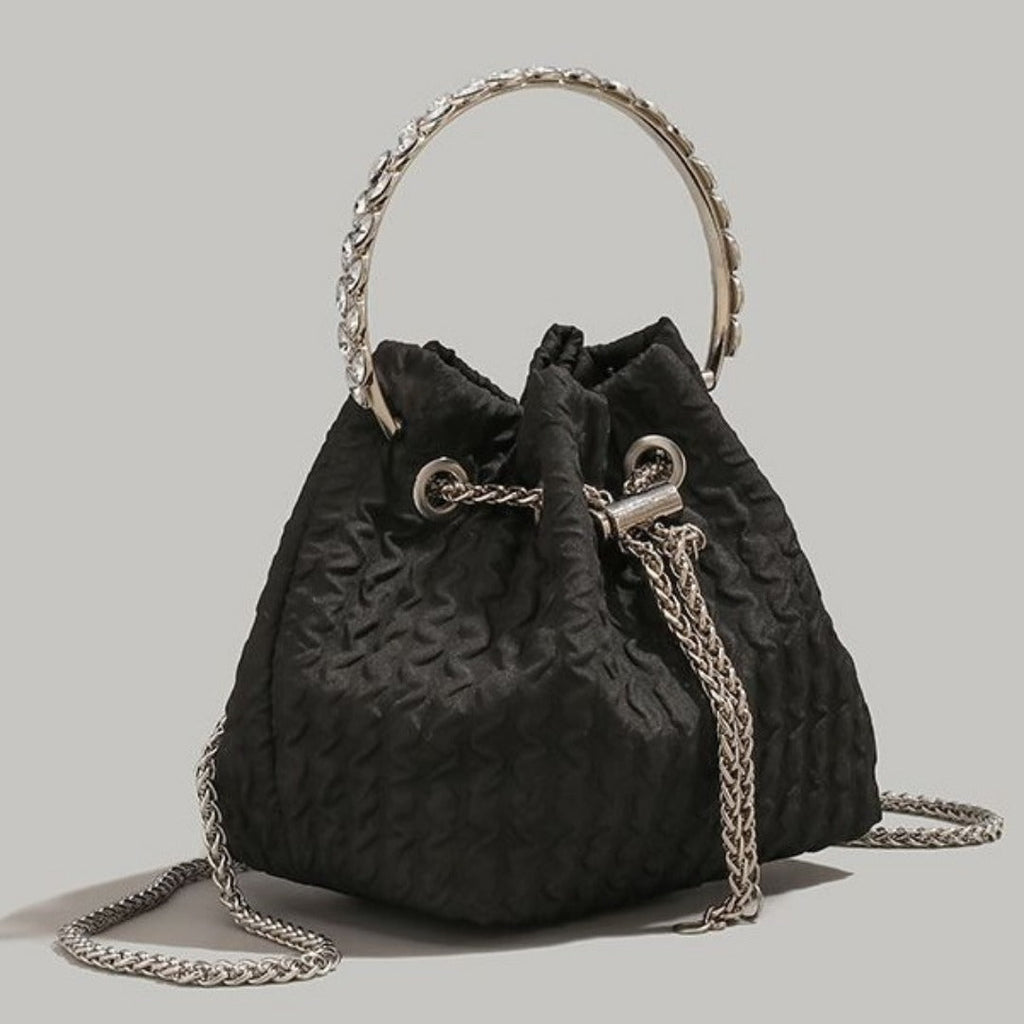 Rhinestone chain Handbag