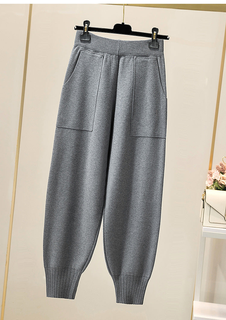 Plus-sized Wool Pants Women