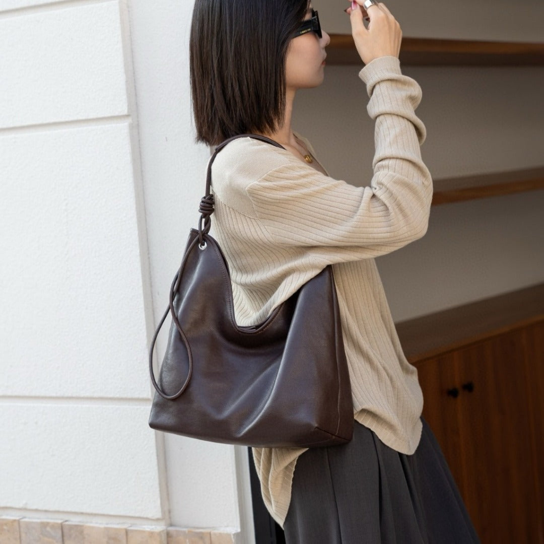 Real Leather Women’s Shoulder Purse