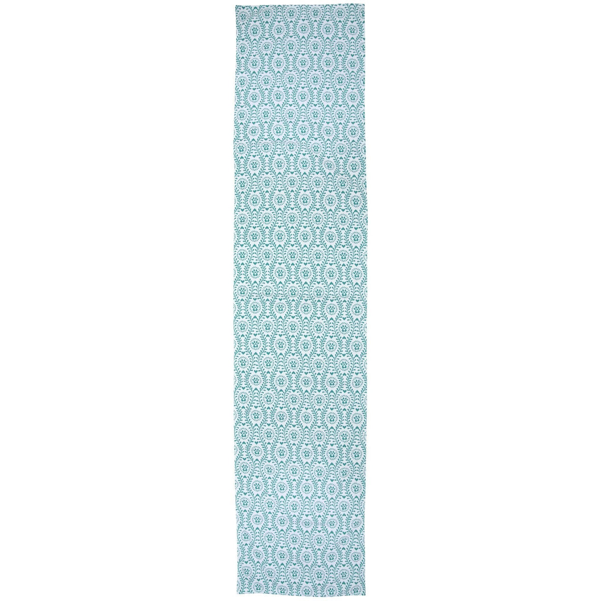 Patterned Table Runner - turquoise patterned and checkered dog prints