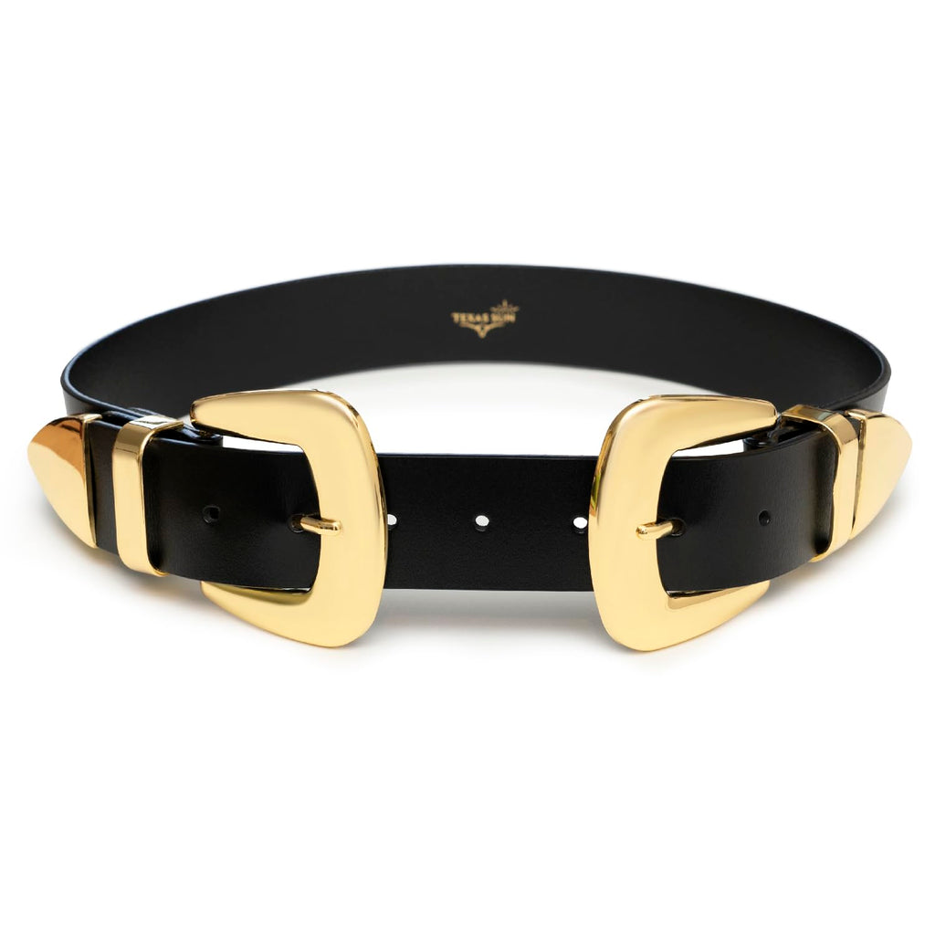 Double Buckle Waist Belt for Women