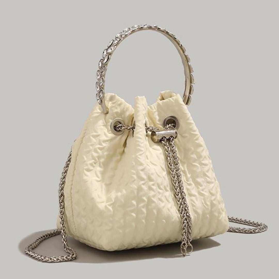 Rhinestone chain Handbag