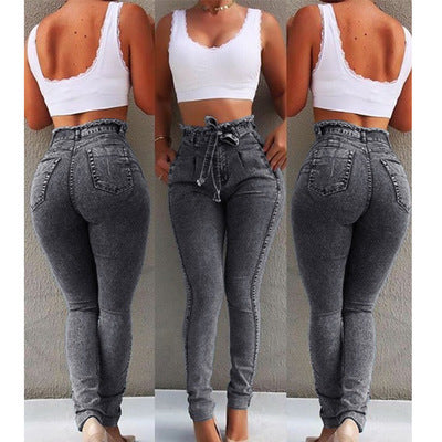 Fringe Hem Denim Jeans – Women’s Boho Frayed Straight Leg Jeans