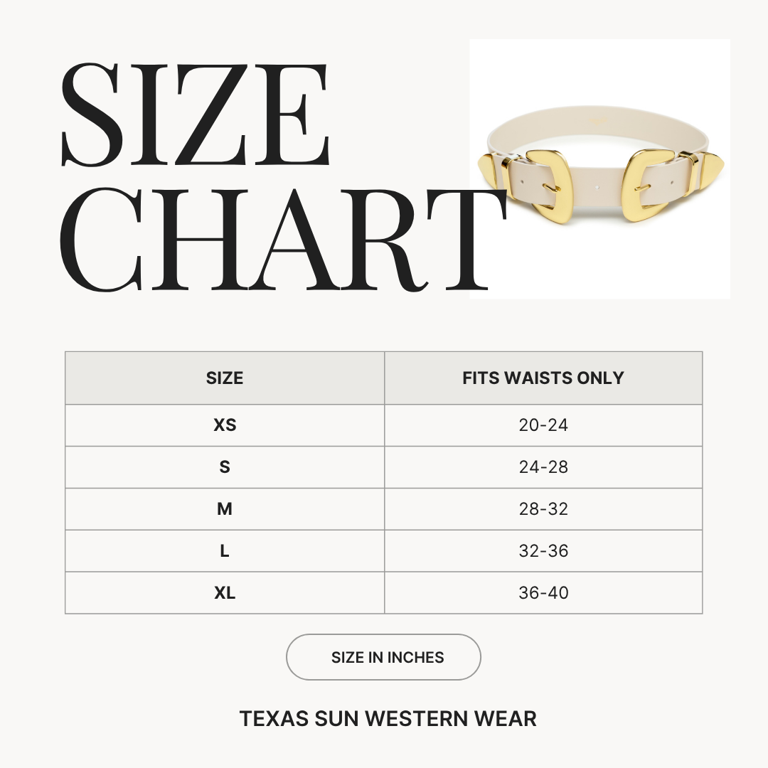 Double Buckle Waist Belt for Women