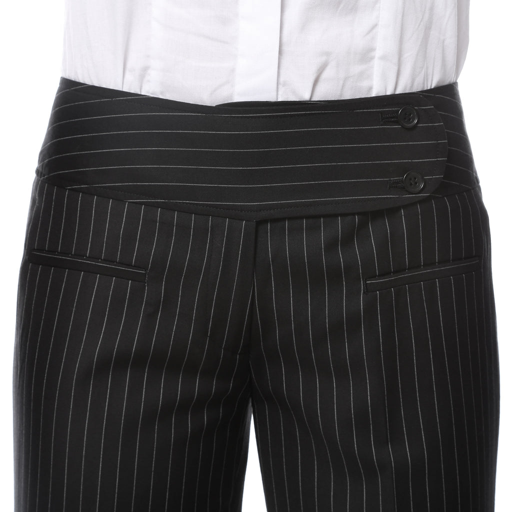 Women’s Black Pinstripe Dress Pants