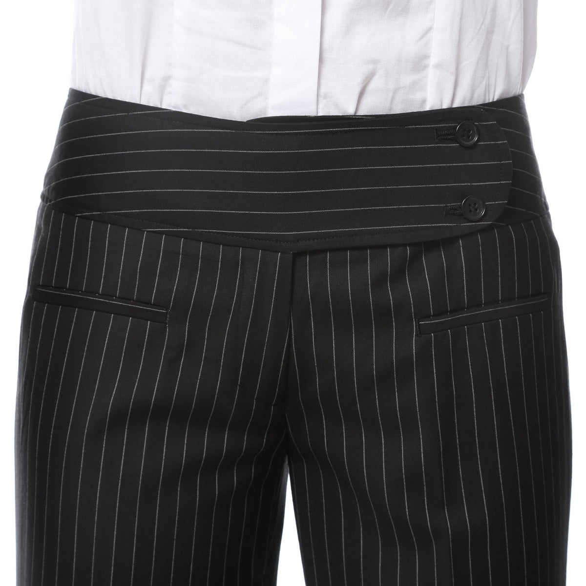 Women’s Black Pinstripe Dress Pants