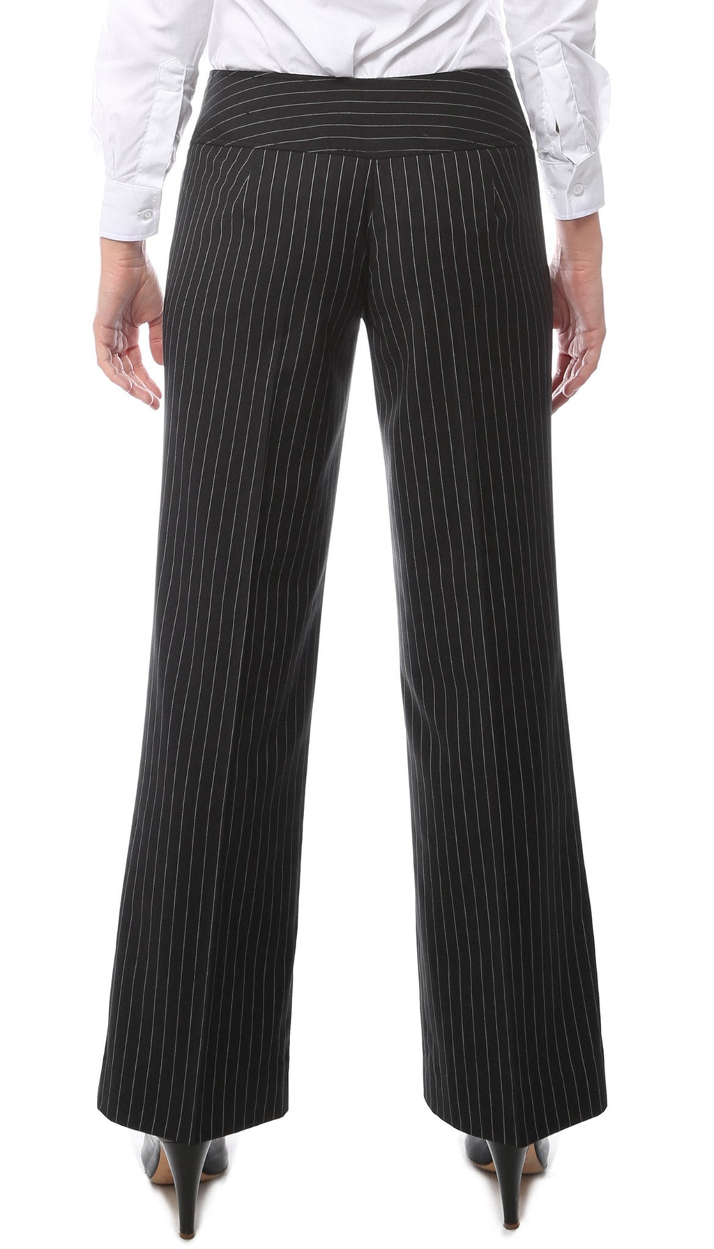 Women’s Black Pinstripe Dress Pants