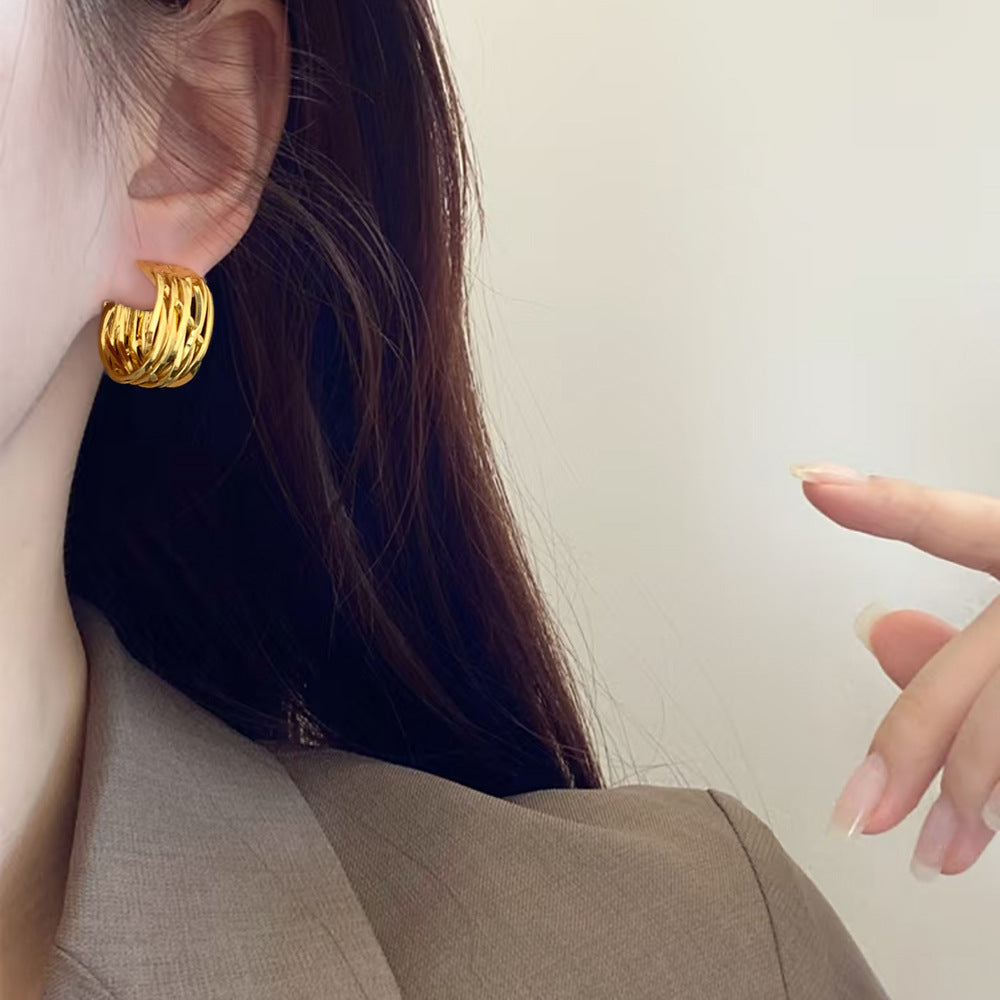 Women's Design Simple Everyday Fashion Light Luxury Earrings