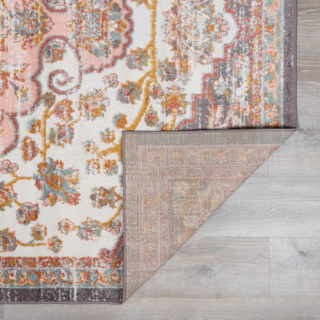 Turkish Floral Medallion Area Rug