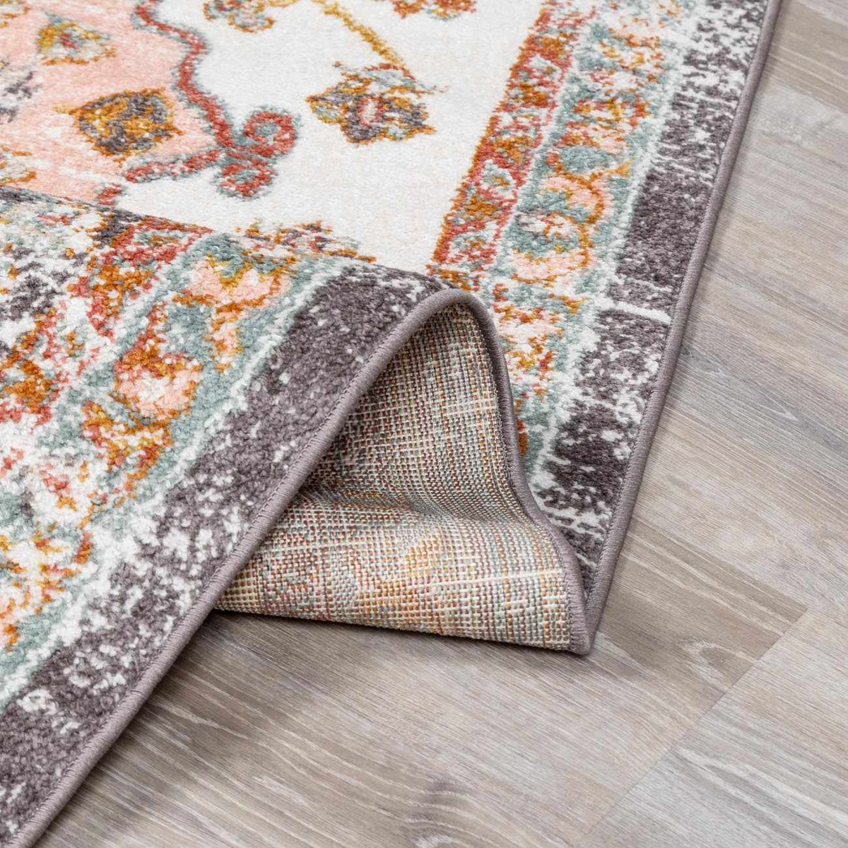 Turkish Floral Medallion Area Rug