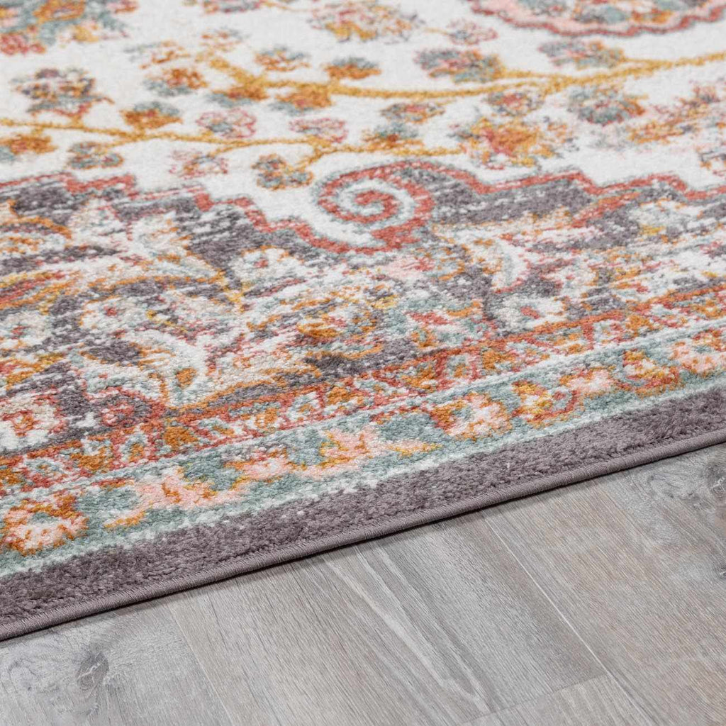 Turkish Floral Medallion Area Rug