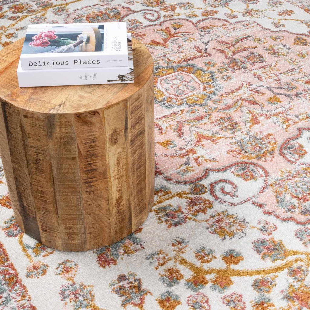 Turkish Floral Medallion Area Rug