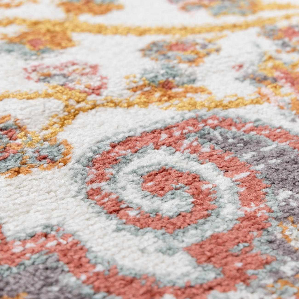 Turkish Floral Medallion Area Rug