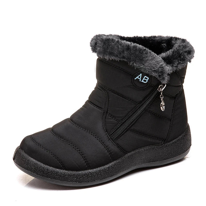 Cozy Winter Comfort: Fur-Lined Snow Boots