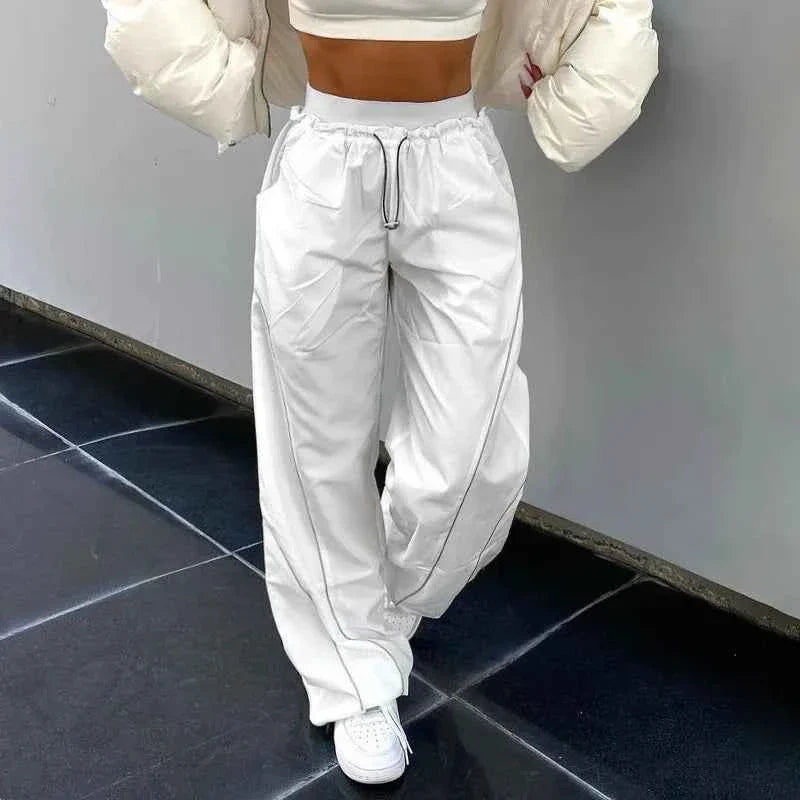 Y2K High Waist Baggy Wide Leg Sweatpants Women