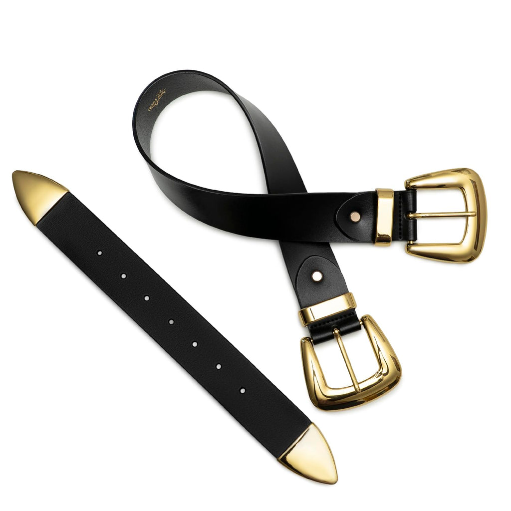 Double Buckle Waist Belt for Women