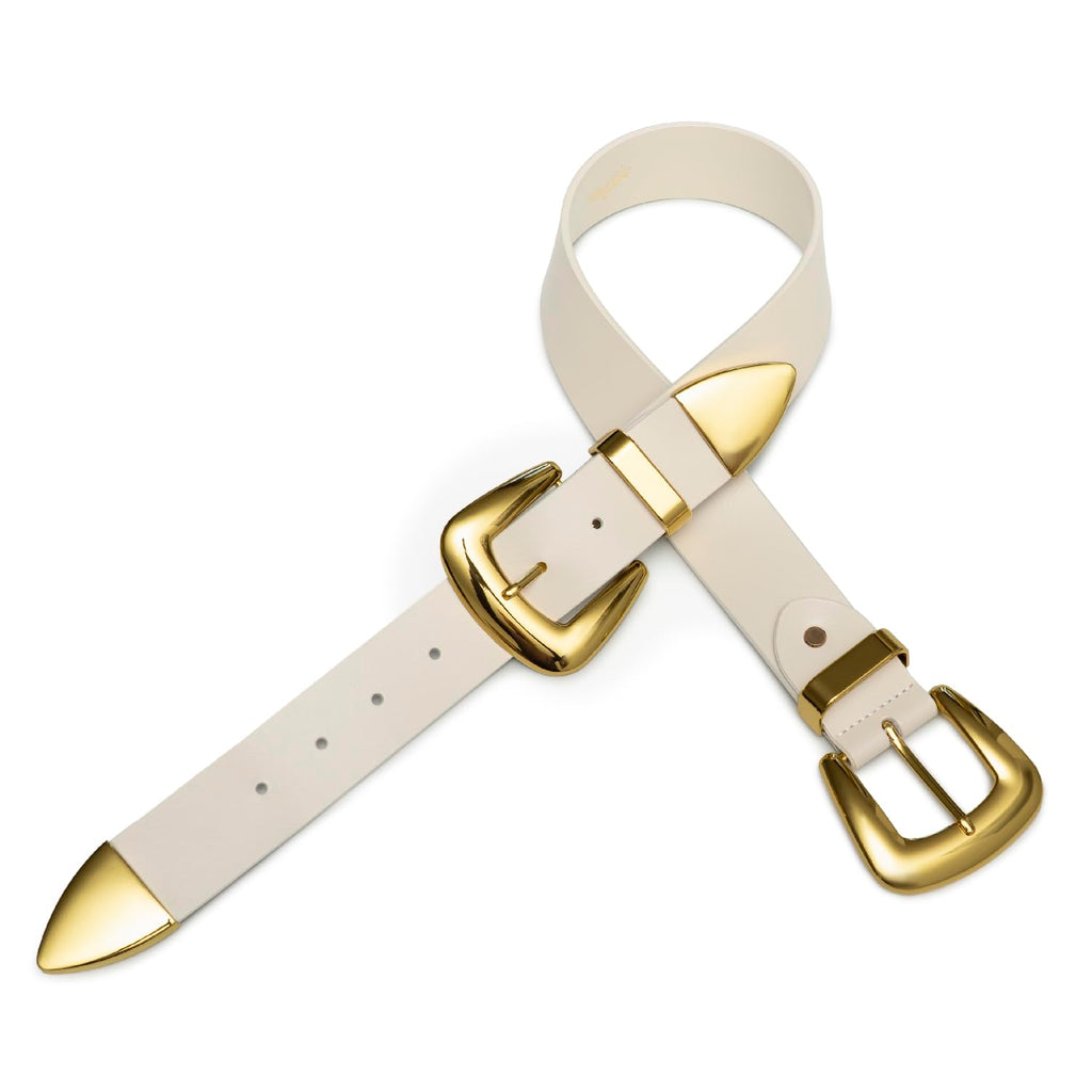 Double Buckle Waist Belt for Women