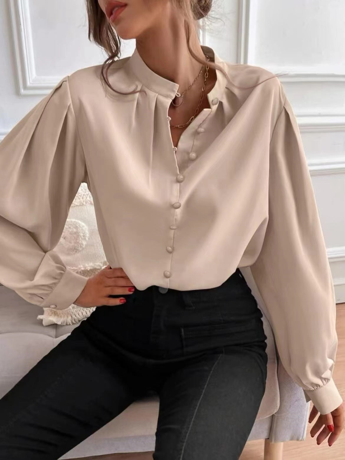 Elegant Blouse , Feminine Style
