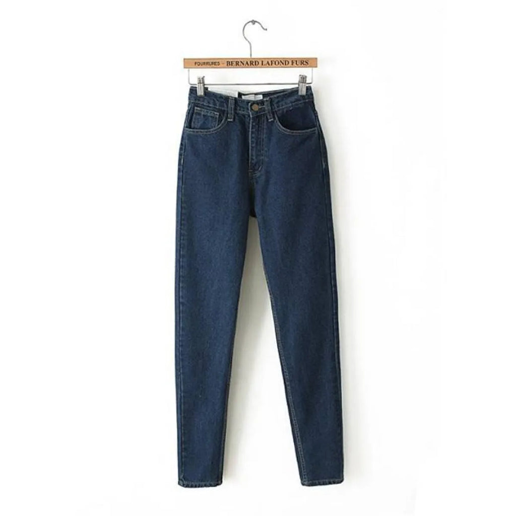 Classic Women High Waist Denim Jeans