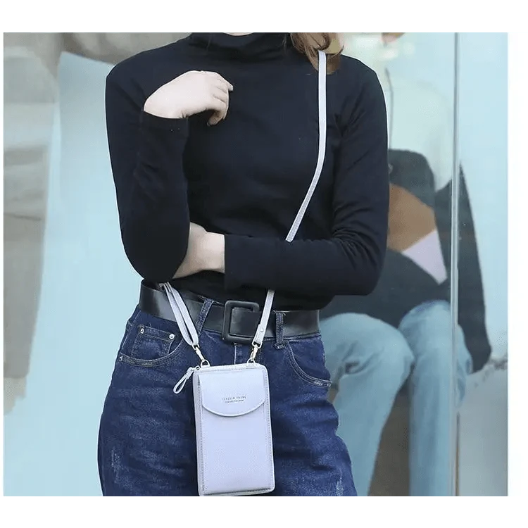 Small PU Leather Luxury Crossbody Phone Bag