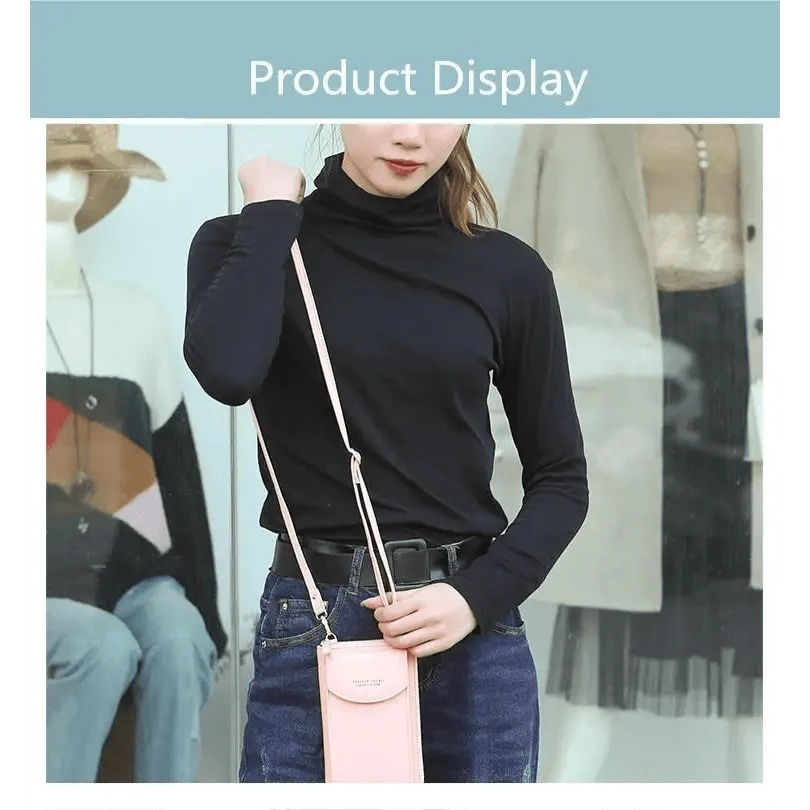 Small PU Leather Luxury Crossbody Phone Bag