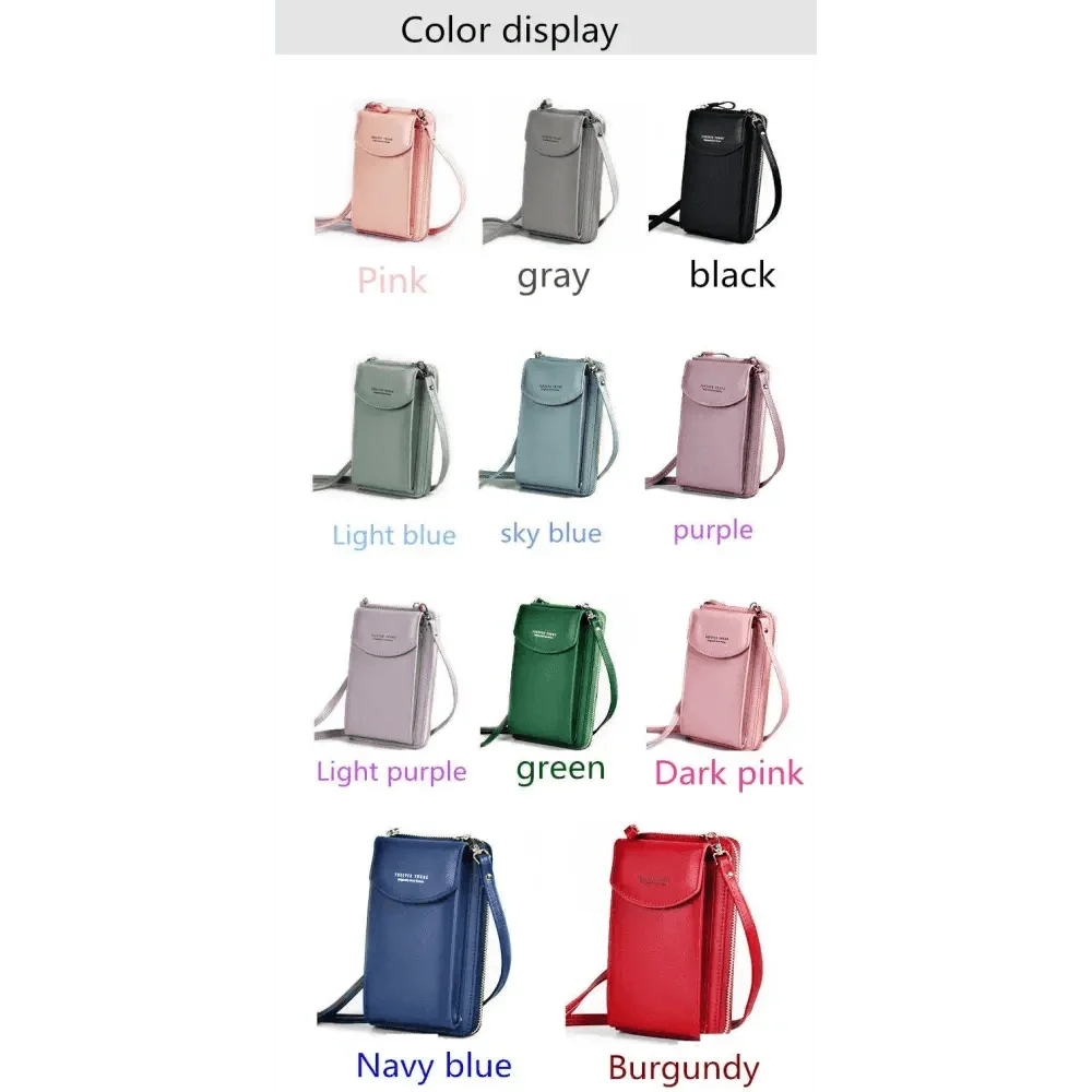 Small PU Leather Luxury Crossbody Phone Bag