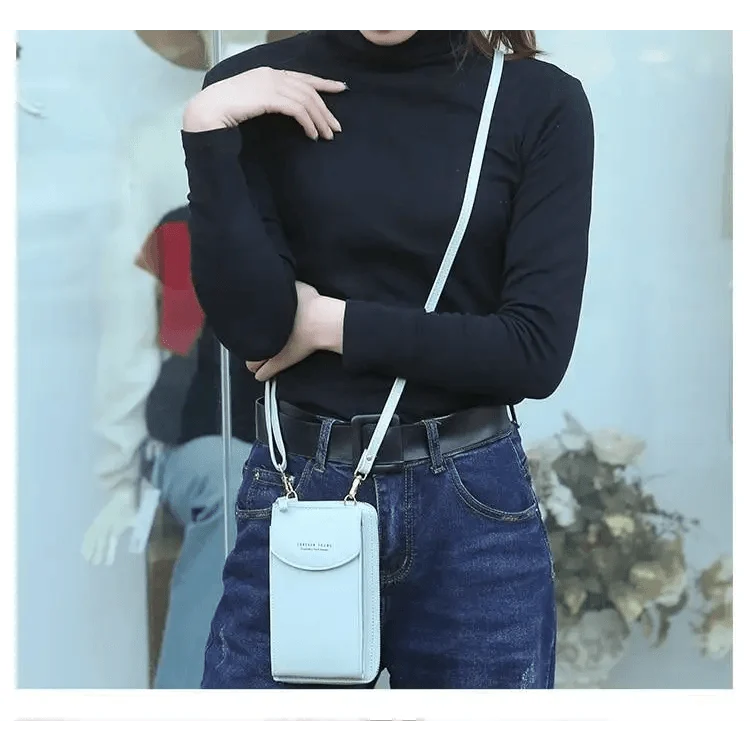 Small PU Leather Luxury Crossbody Phone Bag