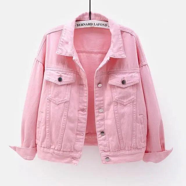 New Stunning Women's Plus Size Denim Jacket Spring Autumn